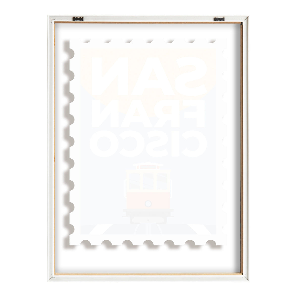 Blake Stamp San Fran Framed Printed Glass by Rocket Jack by kateandlaurel - product image 4 for Resin Society