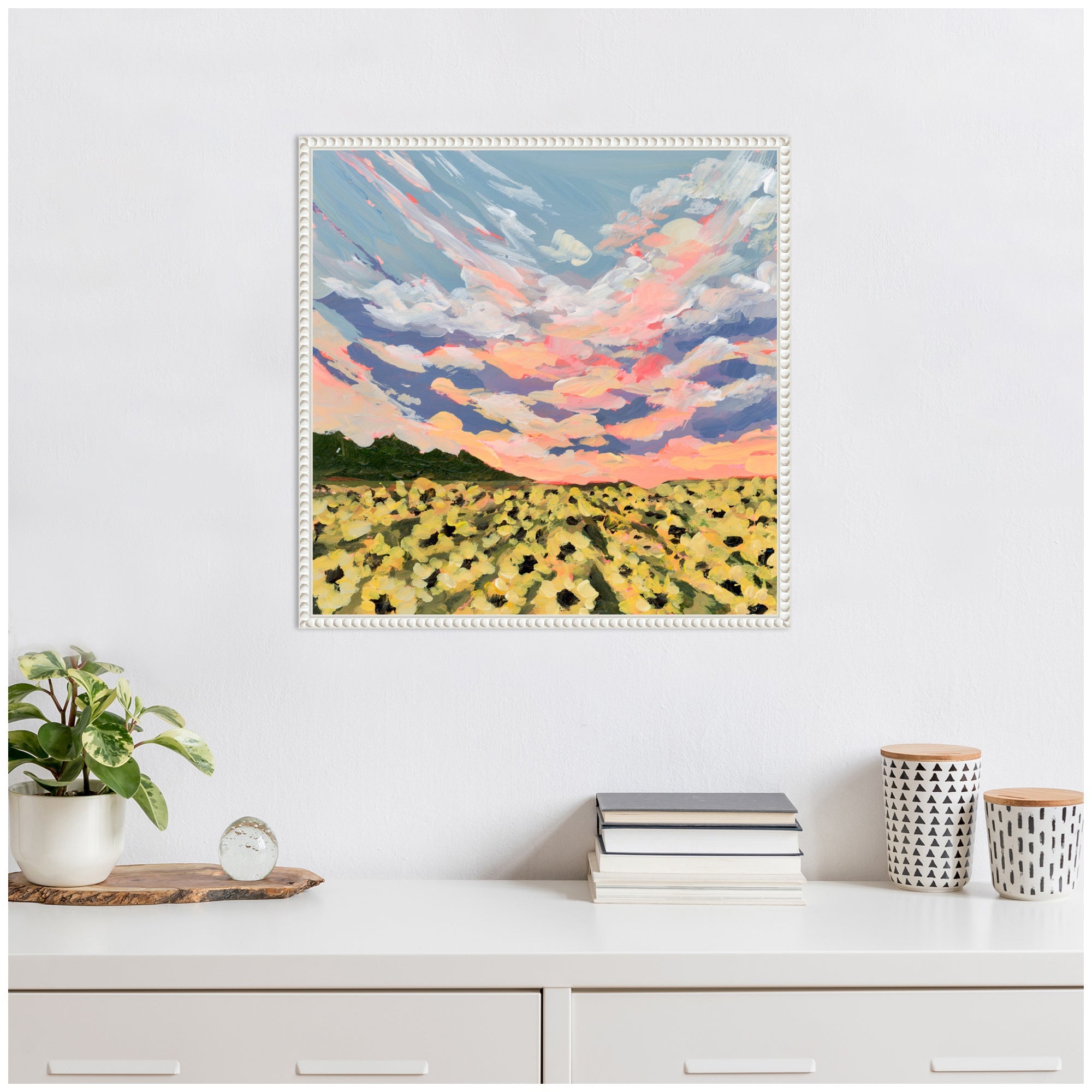 Sylvie Kansas Framed Canvas by Emily Kenney