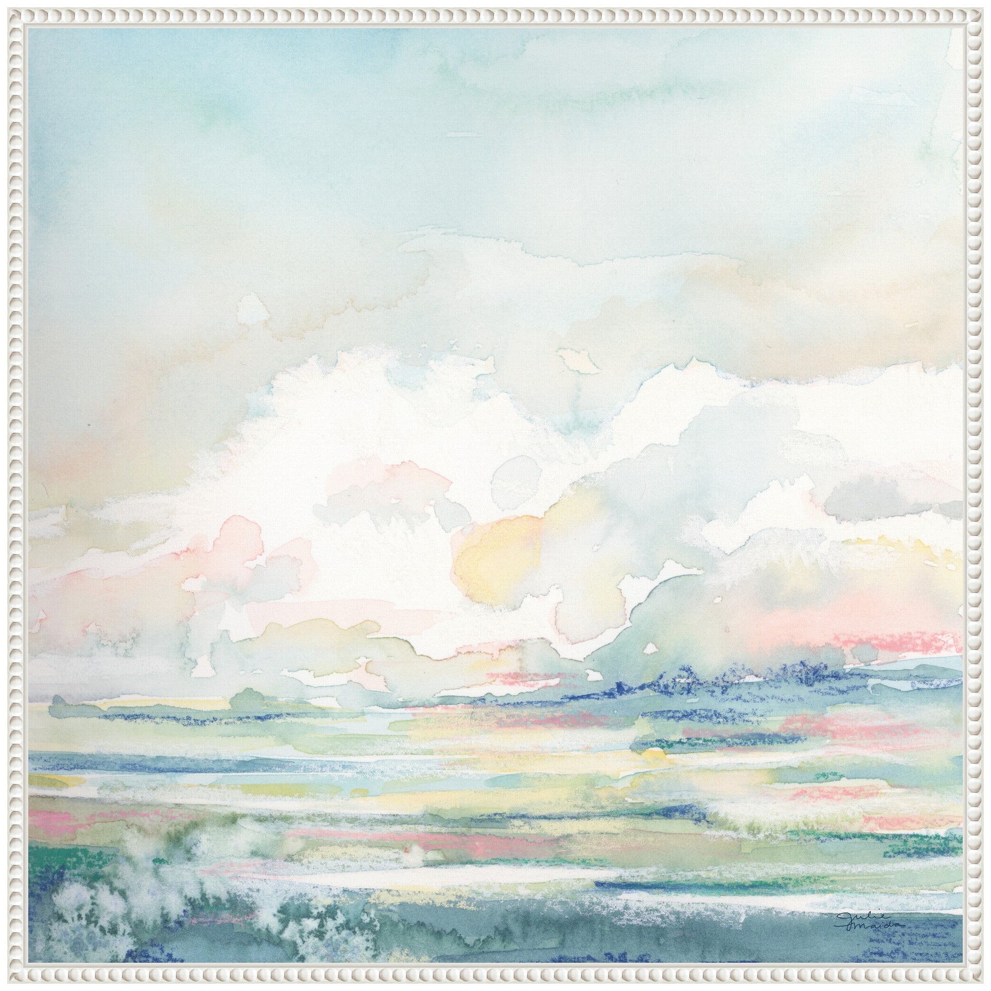 Sylvie Stillness Framed Canvas by Julie Maida