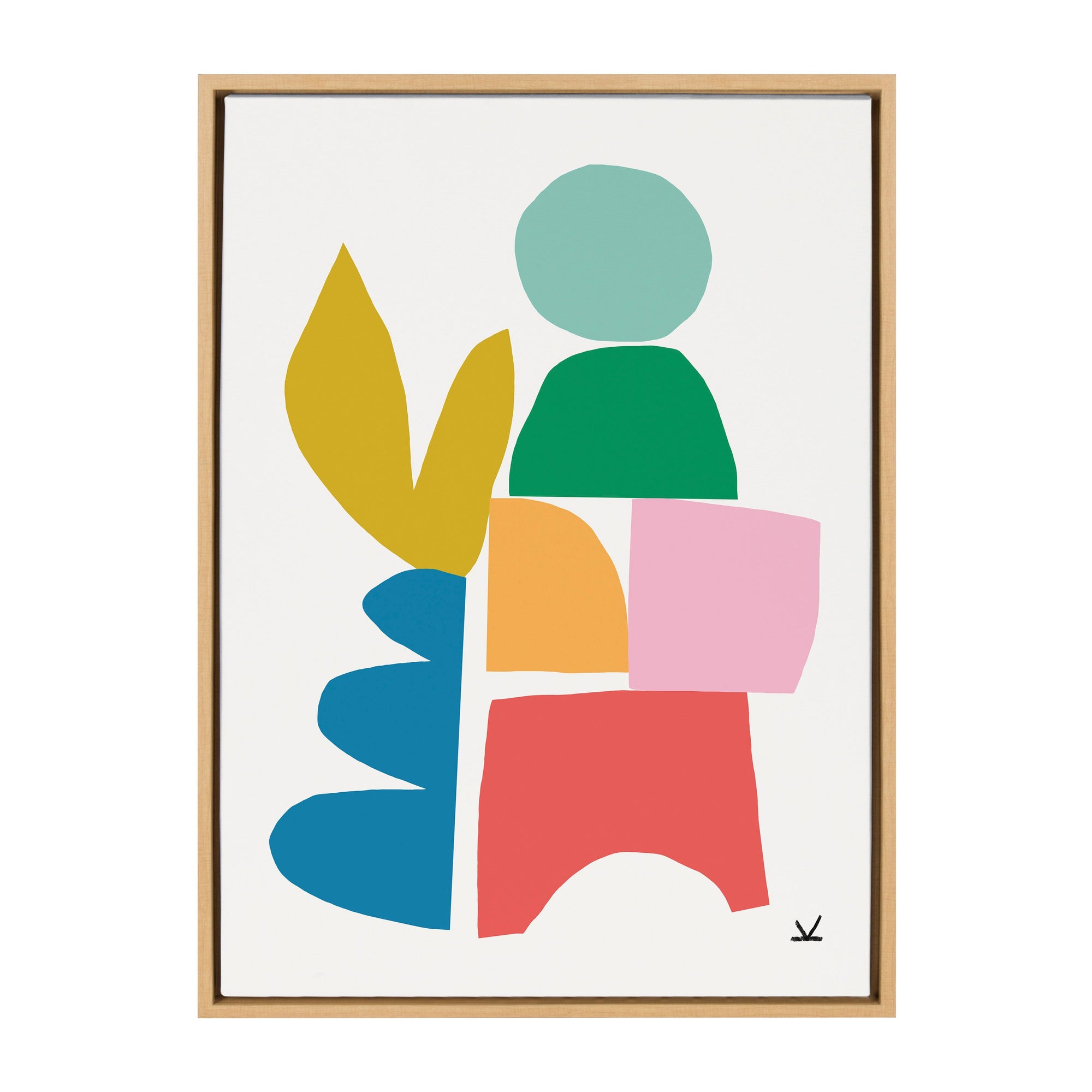 Sylvie Warm Winter Framed Canvas by kateandlaurel - product image 10 for Resin Society