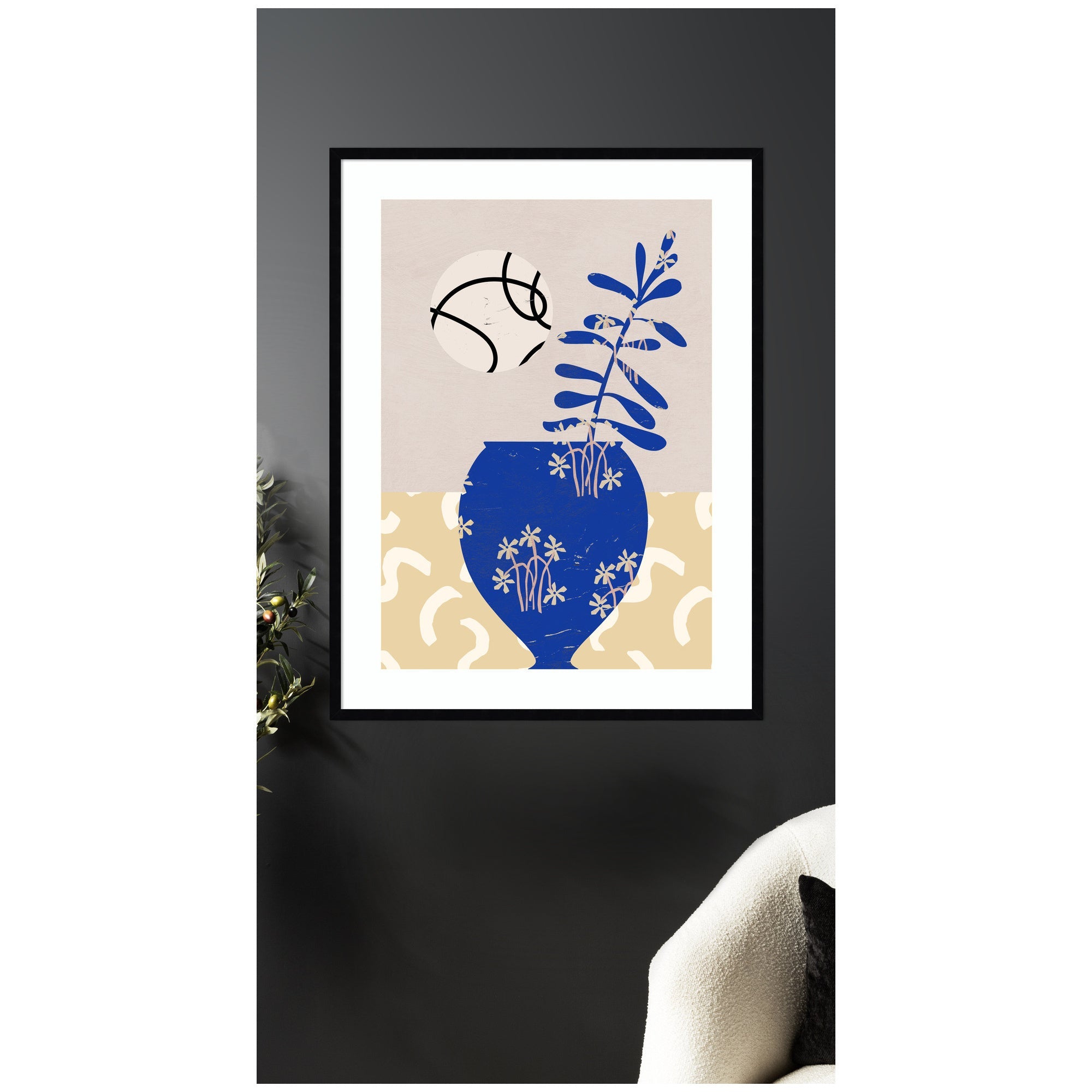 Pottery Poem No3 by Treechild Framed Wall Art Print