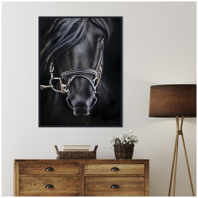 Ebony Splendor by Mary Sparrow Framed Canvas Wall Art Print