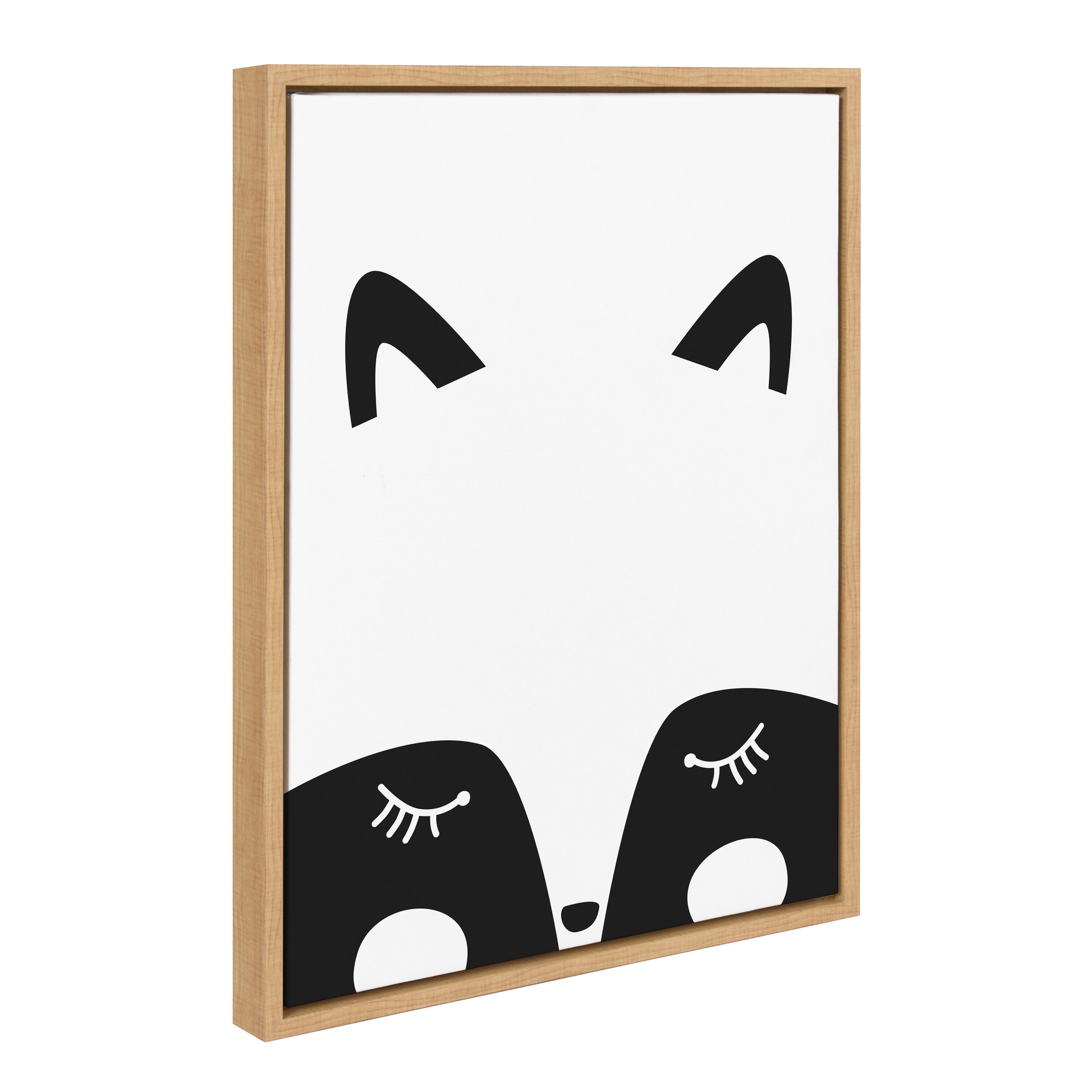 Sylvie Modern Baby Fox Framed Canvas by kateandlaurel - product image 2 for Resin Society