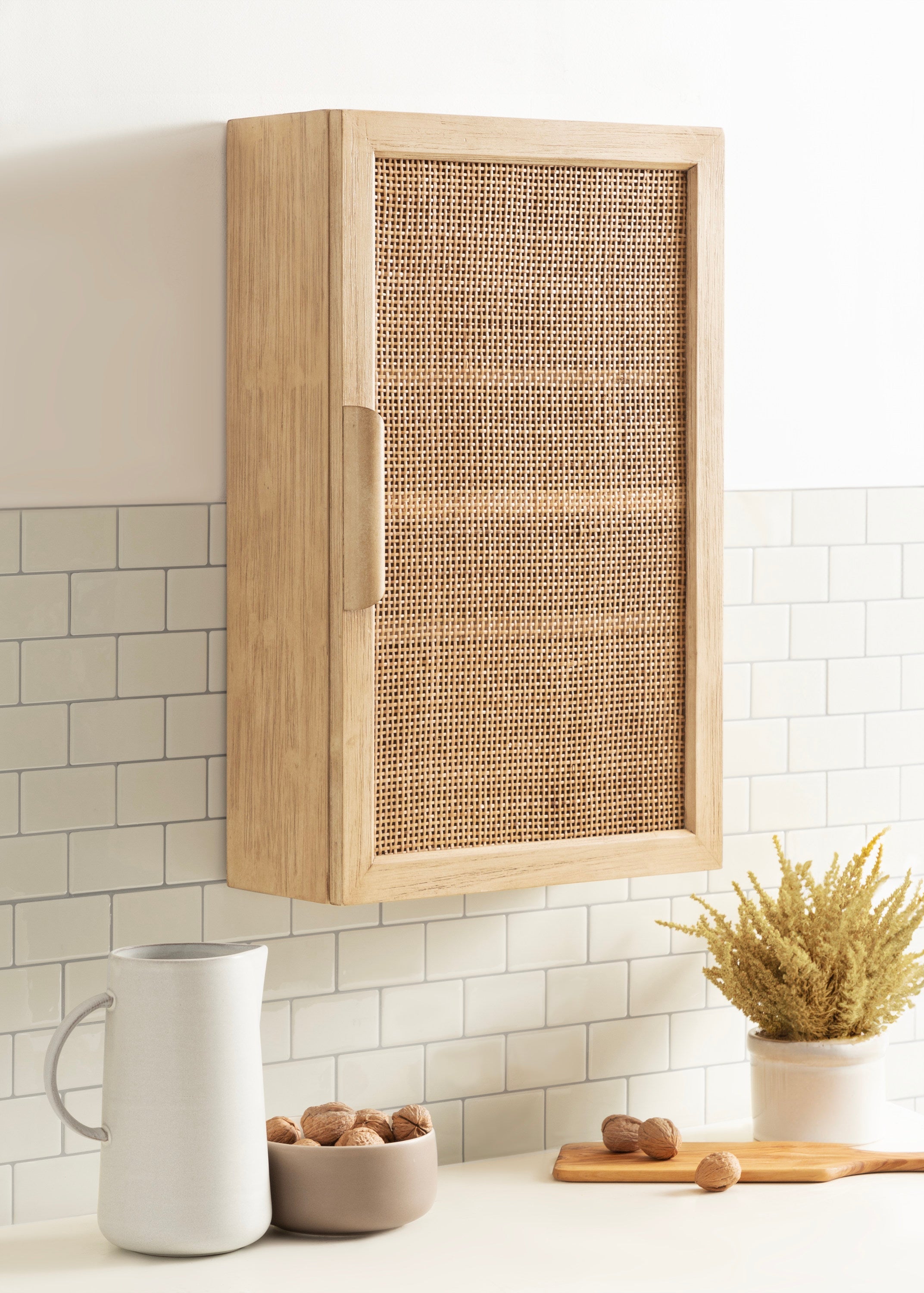 Ori Rattan Wall Cabinet by kateandlaurel - product image 19 for Resin Society