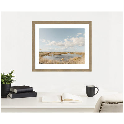 Framed Art Marshland by Crystal Lynn Collins