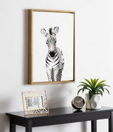 Sylvie Baby Zebra Framed Canvas by Amy Peterson by kateandlaurel - product image 19 for Resin Society