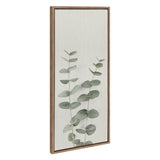 Sylvie Eucalyptus Botanical II Framed Canvas by The Creative Bunch