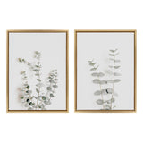 Sylvie Neutral Botanical Print No 3 and 4 Framed Canvas by The Creative by kateandlaurel - product image 13 for Resin Society