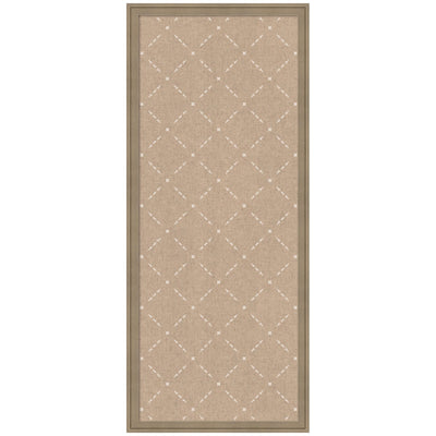 Pinboard Beige Lattice Pattern