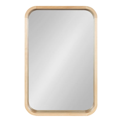 Hutton Wood Framed Radius Rectangle Mirror