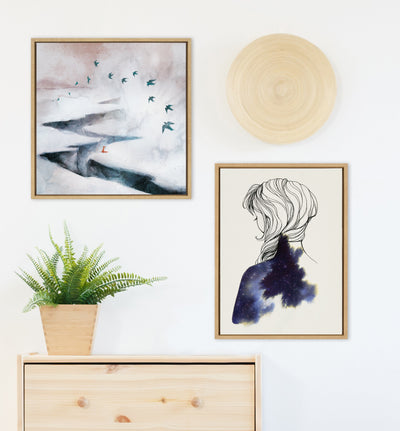 Sylvie Within Framed Canvas by Faryn Hughes