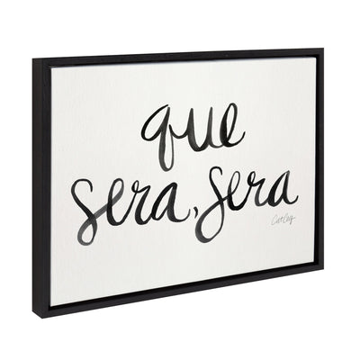 Sylvie Que Sera Sera Framed Canvas by kateandlaurel - product image 2 for Resin Society