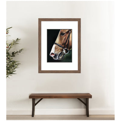 Chestnut Horse by Mary Sparrow Framed Wall Art Print