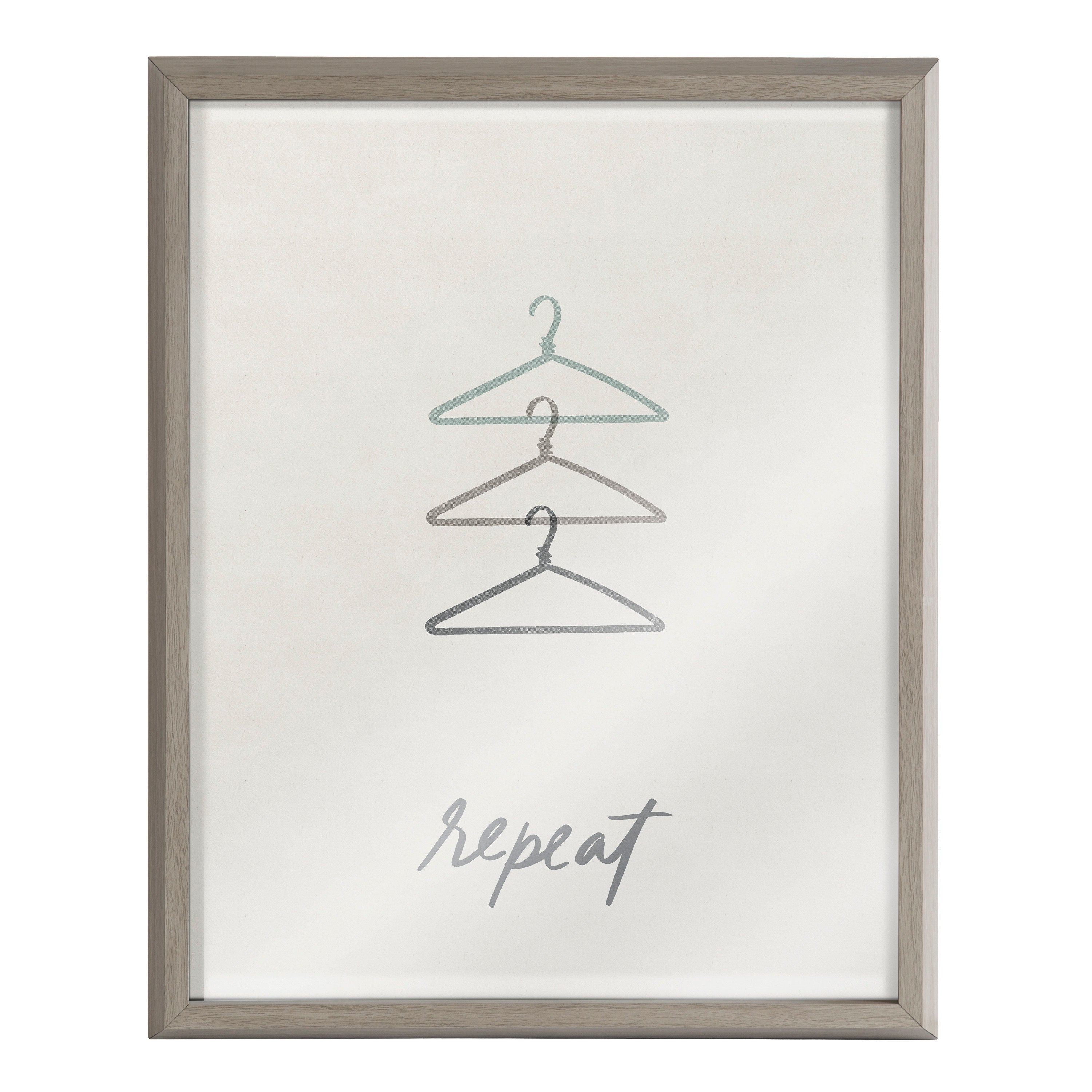 Blake Repeat Framed Printed Glass by Elizabeth Silver by kateandlaurel - product image 2 for Resin Society