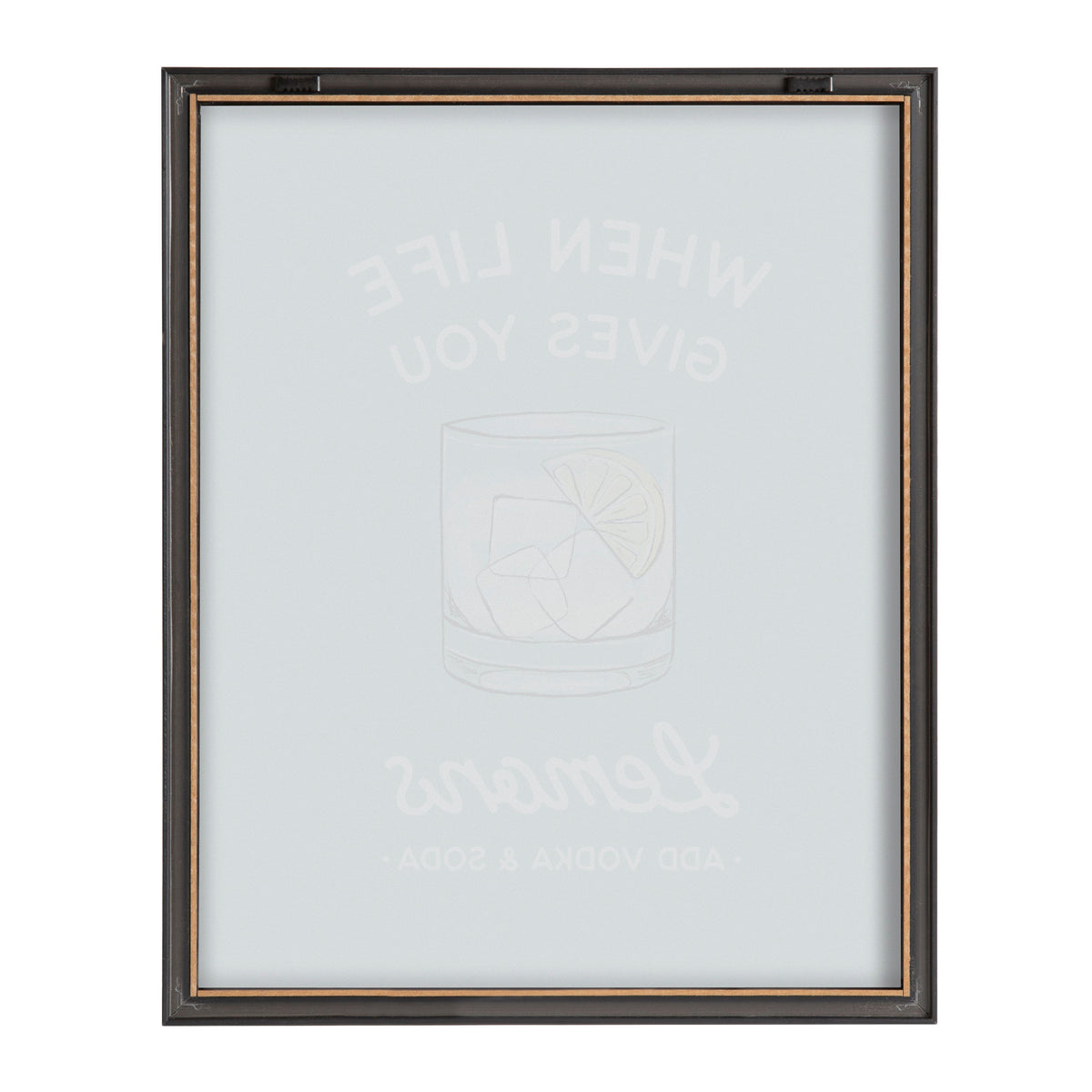 Blake When Life Gives You Lemons Blue Framed Printed Glass by The by kateandlaurel - product image 4 for Resin Society