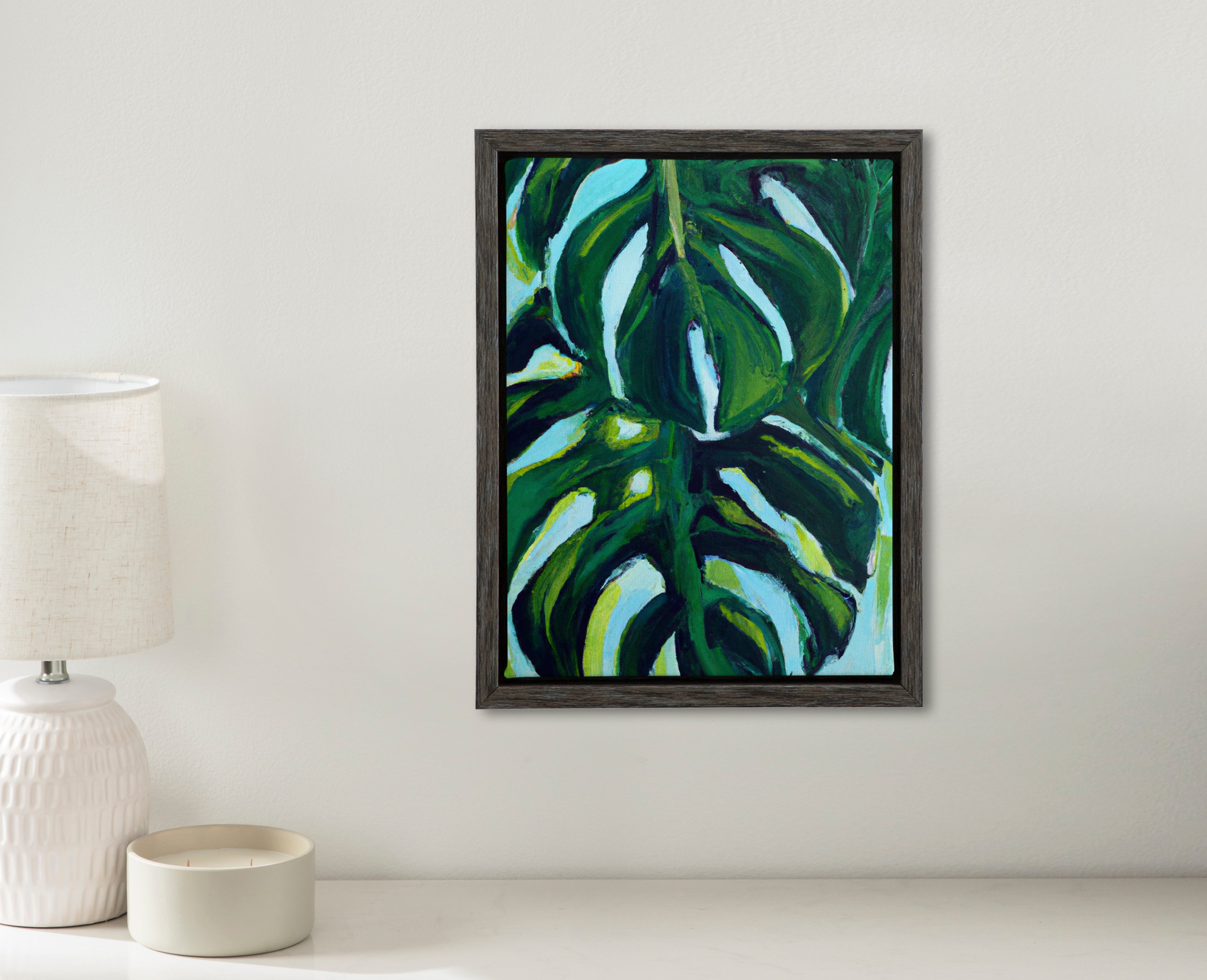 Sylvie Blank Framed Canvas 10x13 by kateandlaurel