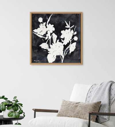 Sylvie Beaded Wildflowers Framed Canvas by Mackenzie Nelson