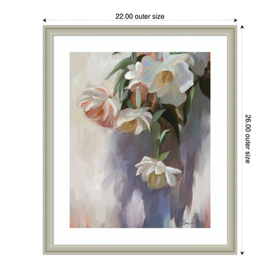 Framed Art Dangle Thumb Pastel Flower Bouquet by Mary Sparrow