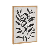 Gallery Modern Botanical Matisse Inspired Silhouette Print framed and displayed on a wall