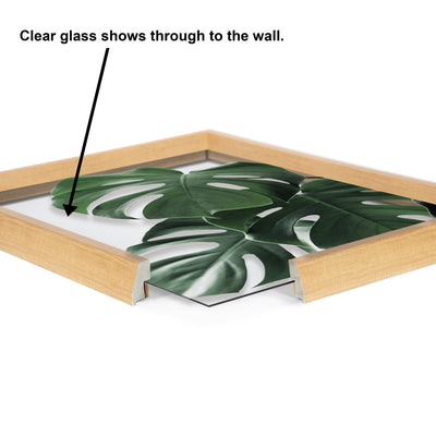 Blake Monstera leaves Framed Printed Glass by Amy Peterson Art Studio by kateandlaurel - product image 3 for Resin Society