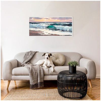 Sylvie Roll Tide Framed Canvas by Mary Sparrow