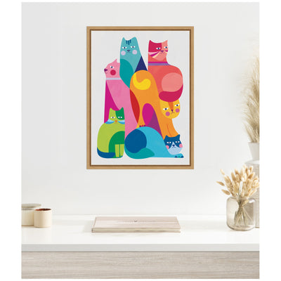 Modern Abstract Cats
