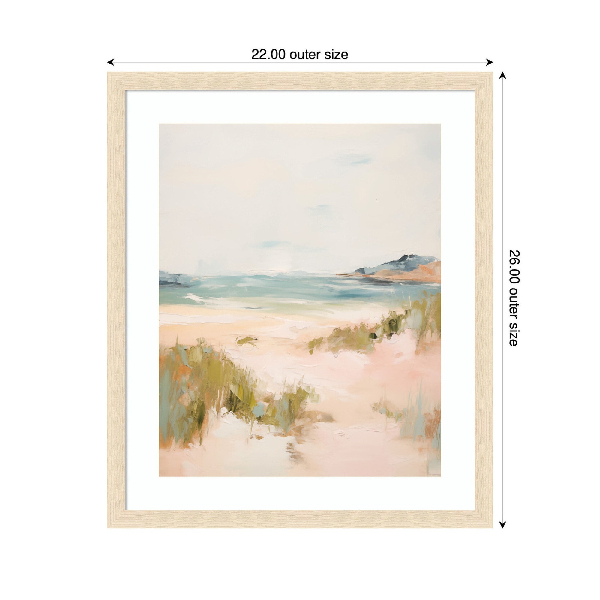 Tranquil Landscape V expansion by Amy Lighthall Framed Wall Art Print