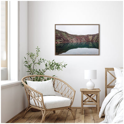 Sylvie Reflection Pool Framed Canvas by Alicia Abla