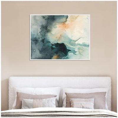 Sylvie Ethereal Ink I Framed Canvas by Amy Lighthall