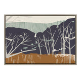 Sylvie Daily Walk Marsh Horizontal Framed Canvas by Hannah Beisang by kateandlaurel - main product image for Resin Society