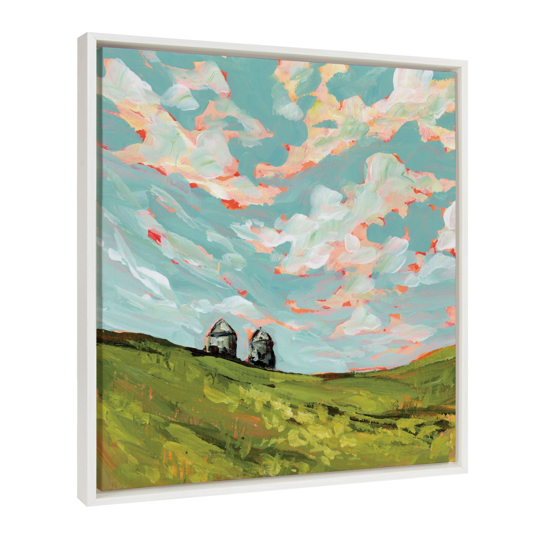 Sylvie North Dakota Framed Canvas by Emily Kenney by kateandlaurel - product image 2 for Resin Society
