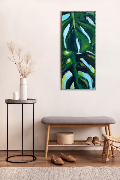 Sylvie Blank Framed Canvas 18x40