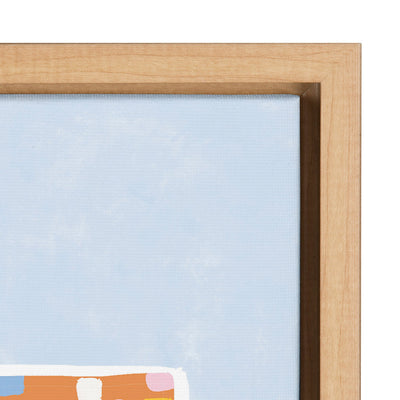 Sylvie I Can't See You Framed Canvas by kateandlaurel - product image 3 for Resin Society