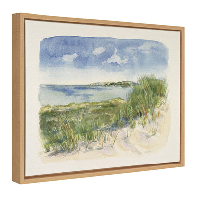 Sylvie By The Sea Framed Canvas by Patricia Shaw by kateandlaurel - product image 2 for Resin Society