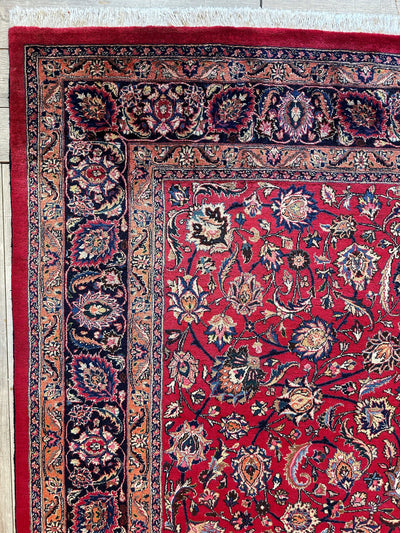 Fine Allover Persian Mashhad Rug 8’2”x11’6” by Rugistan - product image 10 for Resin Society