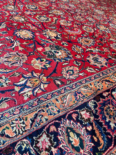 Fine Allover Persian Mashhad Rug 8’2”x11’6” by Rugistan - product image 16 for Resin Society