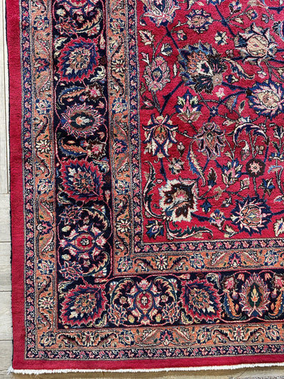 Fine Allover Persian Mashhad Rug 8’2”x11’6” by Rugistan - product image 8 for Resin Society