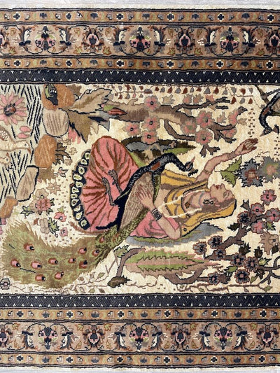 Fine Handmade Pictorial Rug 71'’ x 48'’ by Rugistan - product image 5 for Resin Society