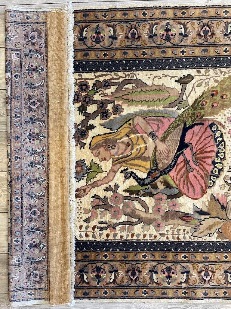 Fine Handmade Pictorial Rug 71'’ x 48'’ by Rugistan - product image 7 for Resin Society