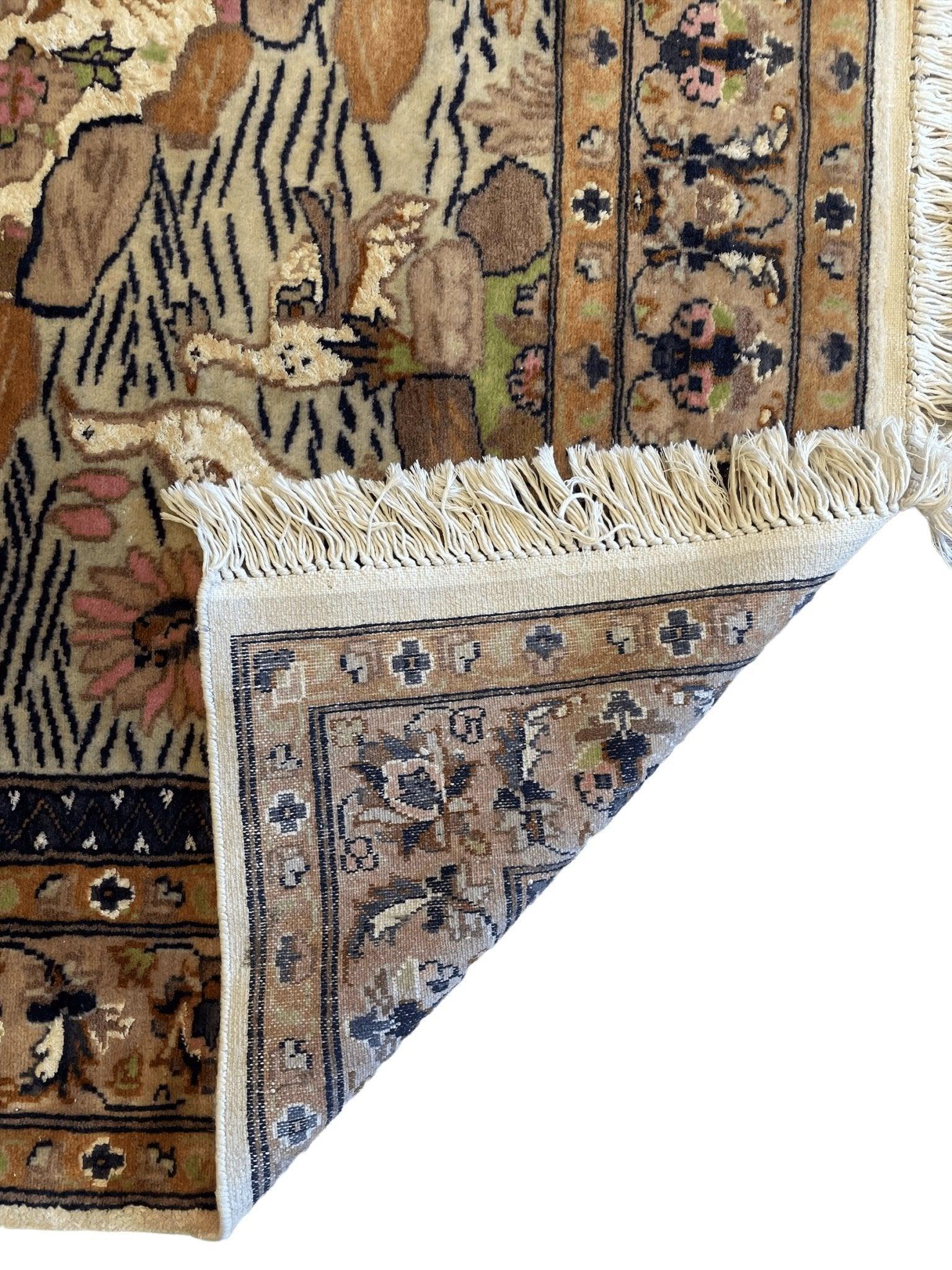 Fine Handmade Pictorial Rug 71'’ x 48'’ by Rugistan - product image 8 for Resin Society