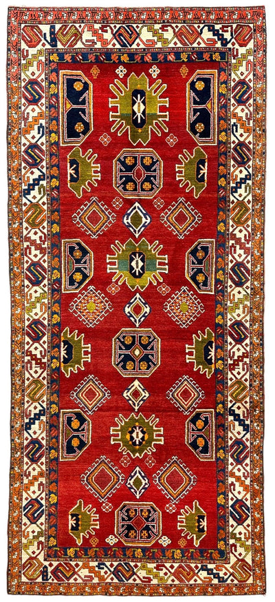 Hand-Knotted Persian Meshgin Wool Rug – 5’ x 11’ – Vintage Tribal by Rugistan - main product image for Resin Society