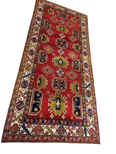 Hand-Knotted Persian Meshgin Wool Rug – 5’ x 11’ – Vintage Tribal by Rugistan - product image 3 for Resin Society