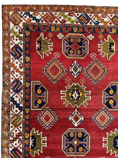 Hand-Knotted Persian Meshgin Wool Rug – 5’ x 11’ – Vintage Tribal by Rugistan - product image 8 for Resin Society