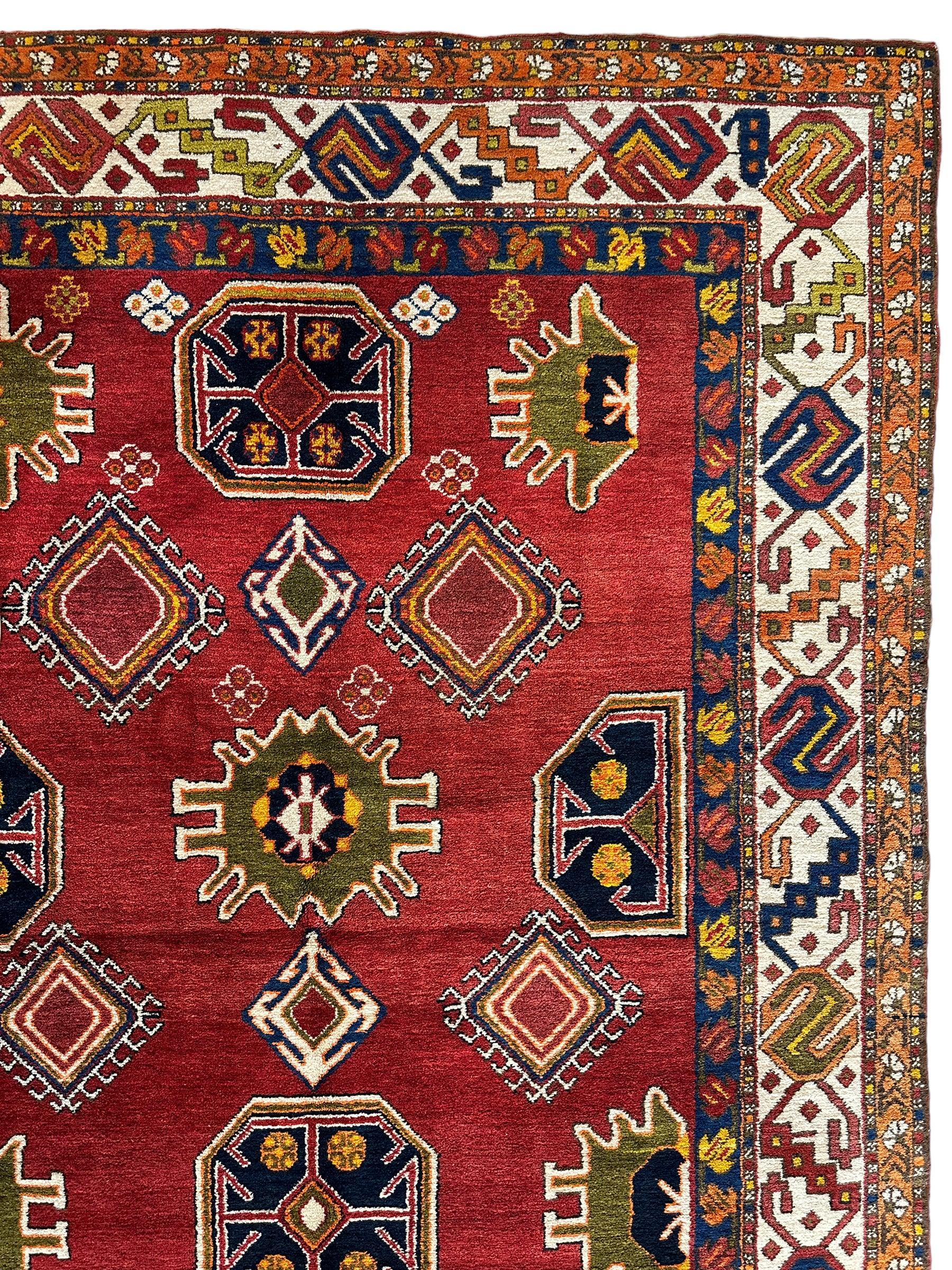 Hand-Knotted Persian Meshgin Wool Rug – 5’ x 11’ – Vintage Tribal by Rugistan - product image 9 for Resin Society