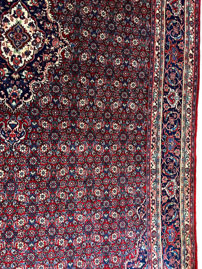 Fine Vintage Persian Mood Rug 8’7” x 14’1” by Rugistan - product image 10 for Resin Society