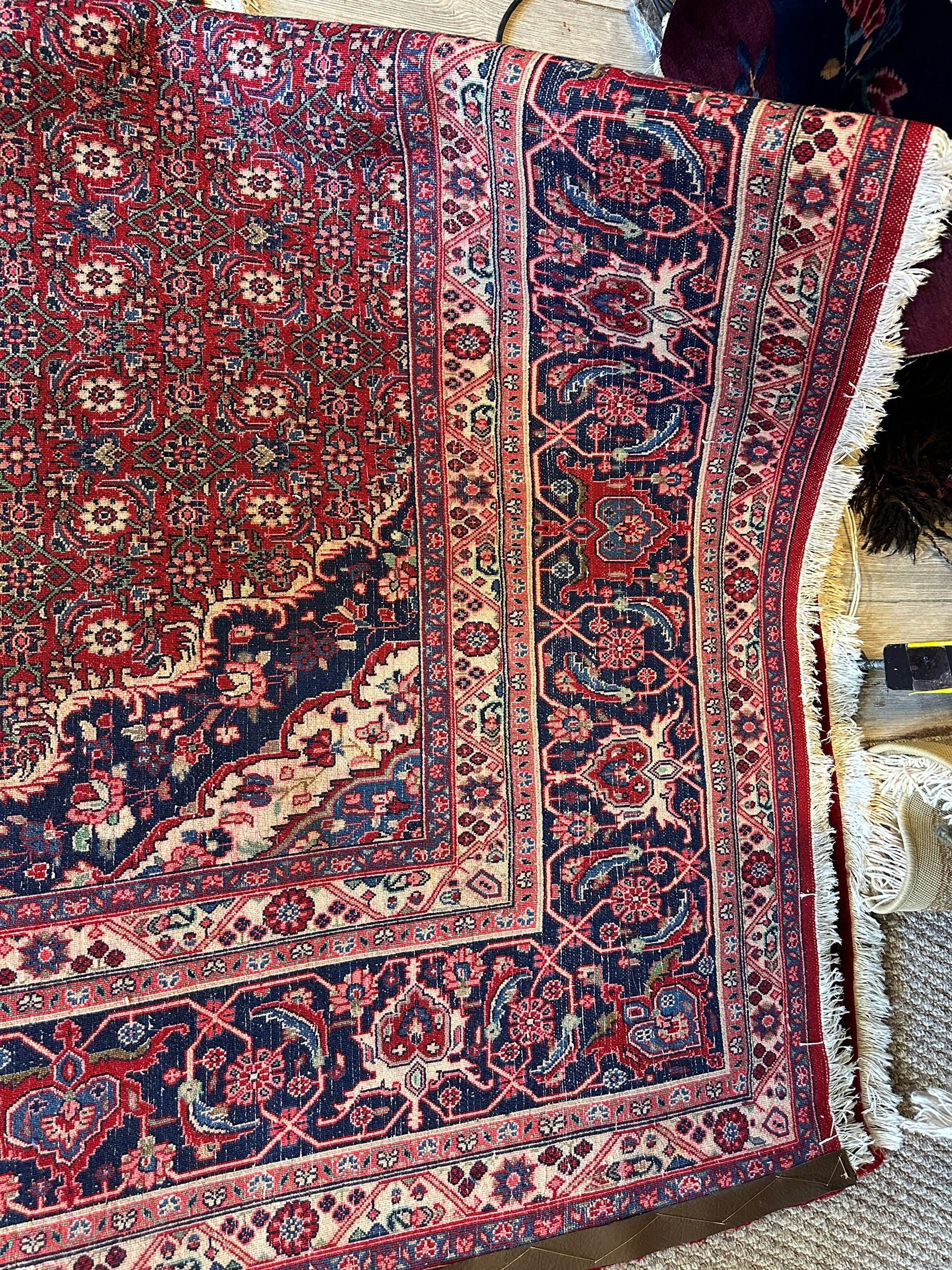 Fine Vintage Persian Mood Rug 8’7” x 14’1” by Rugistan - product image 18 for Resin Society