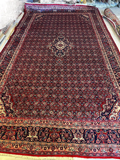 Fine Vintage Persian Mood Rug 8’7” x 14’1” by Rugistan - product image 3 for Resin Society