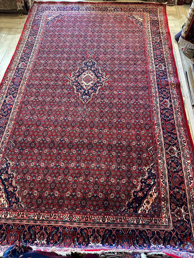 Fine Vintage Persian Mood Rug 8’7” x 14’1” by Rugistan - product image 4 for Resin Society