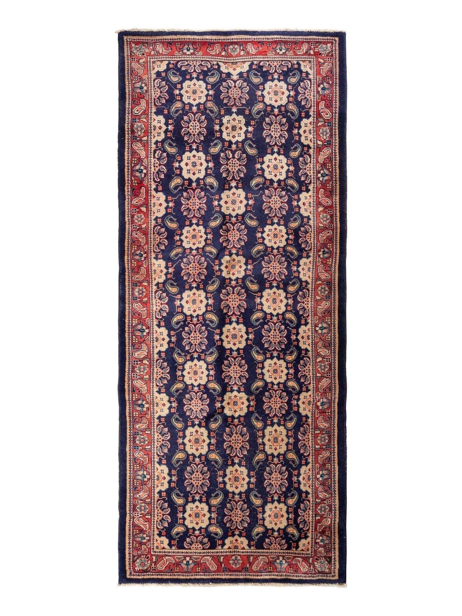 Fine Vintage Weramin Persian Runner / Area Rug 10'2'' x 4'3'' by Rugistan - main product image for Resin Society