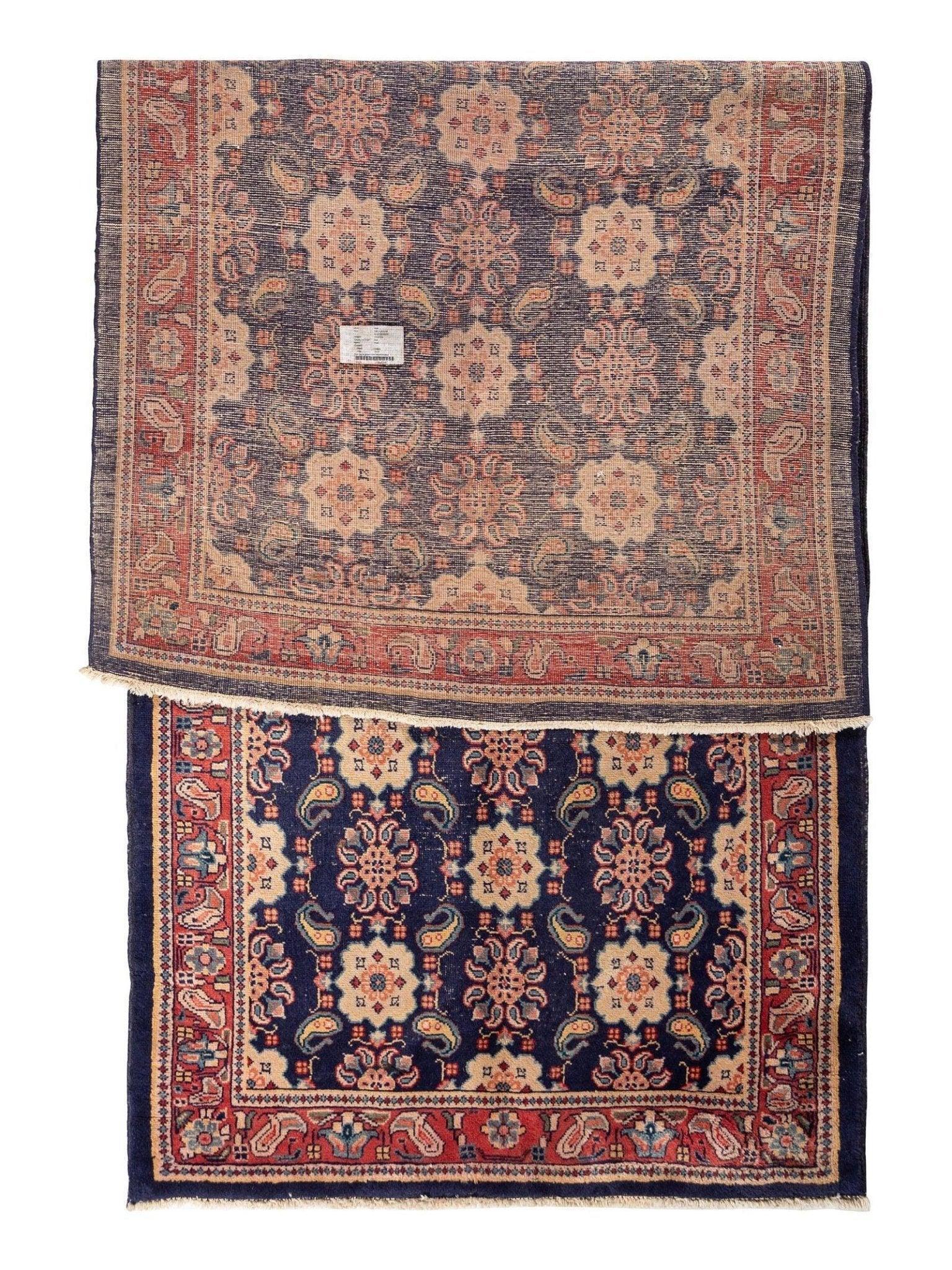 Fine Vintage Weramin Persian Runner / Area Rug 10'2'' x 4'3'' by Rugistan - product image 2 for Resin Society